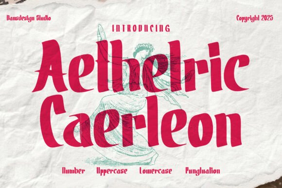 Aetheltic Caerleon: A Blackletter Font for Digital Branding and Web Design