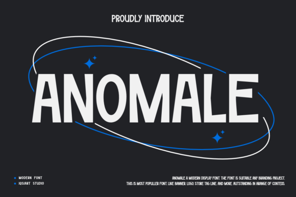 Anomale: A Bold Sans Serif Display Font for Digital Branding