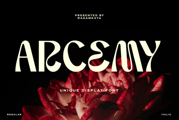 Arcemy: A Friendly Display Sans Font for Digital Brands