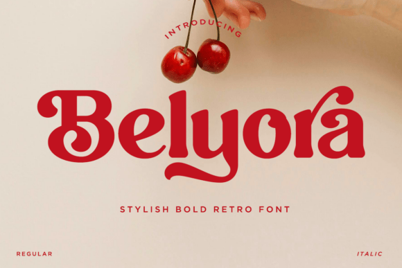 Belyora Serif Font for Handmade Labels & Printables