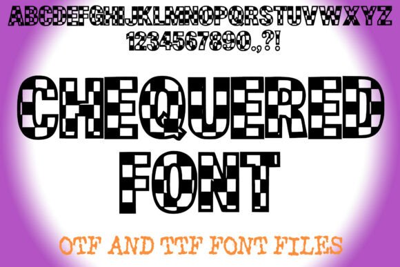 Chequered Font: A Bold Display Typeface for Campaign Headlines