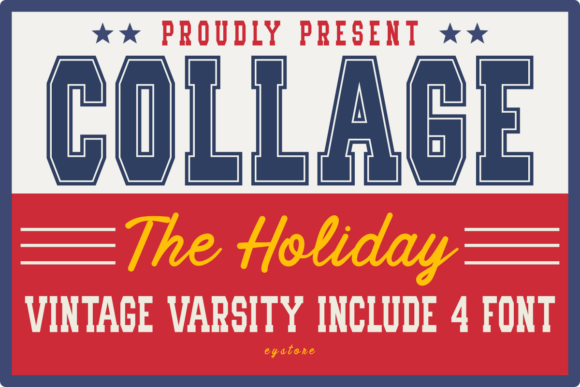 College the Holiday: A Bold Slab Serif Font for Handmade Charm