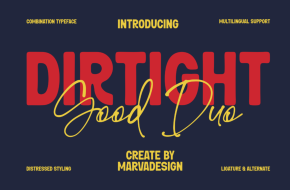 Dirtight: A Retro-Styled Font That Builds Brand Trust