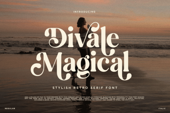 Divale Magical: A Whimsical Serif Font That Delivers Campaign Charm