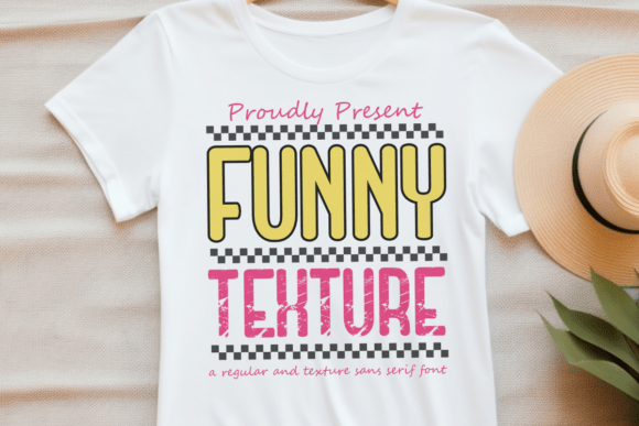 Funny Texture: A Playful Sans Serif Font That Makes Your Brand Stick