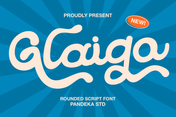 Glaigo – A Playful Script Font for Dynamic Web Design