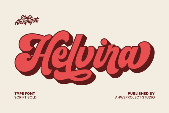 Helvira: A Bold Script Font for Editorial Design