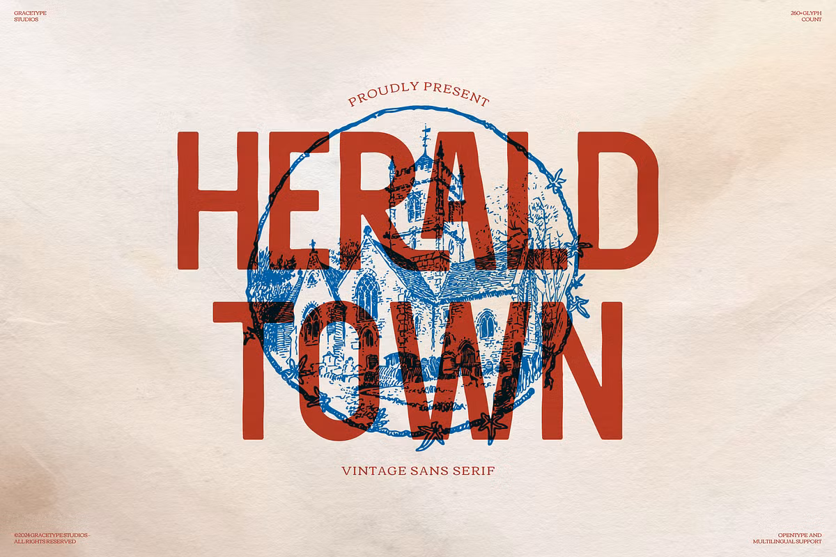 Herald Town: A Bold Sans Serif for Editorial Impact