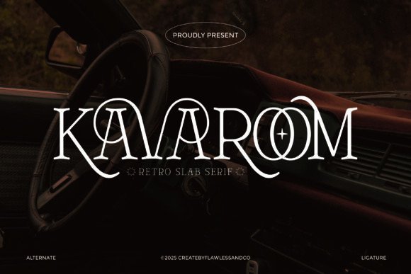Kavaroom: A Serif Font That Elevates Campaigns with Nostalgic Elegance