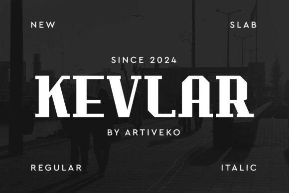 Kevlar Serif Font for Handmade Labels & Printables