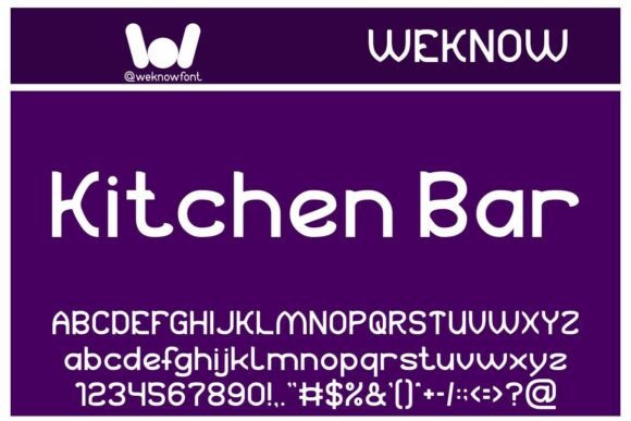 Kitchen Bar: A Versatile Sans Serif for Campaigns
