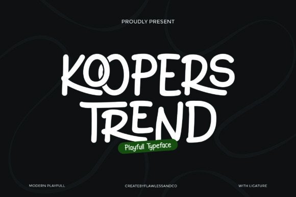 Koopers Trend: A Font That Brings Personality to Branding