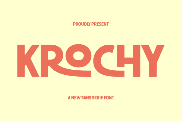 Krochy: A Bold, Retro Sans Serif That Makes Your Headlines Stick