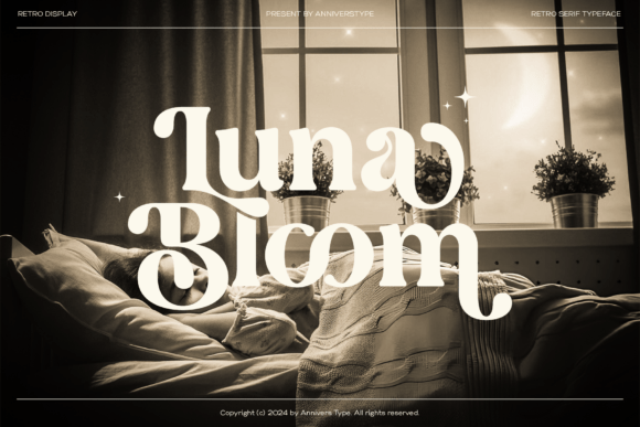 Luna Bloom: A Vintage Serif Font That Softens Modern Campaigns