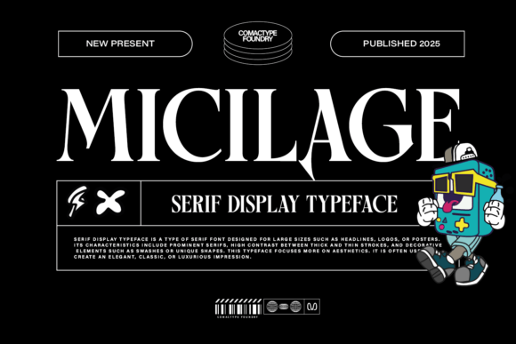 Micilage: A Serif Display Font That Elevates Real Small Business Branding