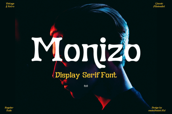 Monizo: A Bold Serif Font That Makes Handmade Products Shine