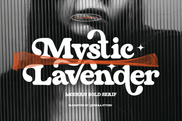 Mystic Lavender: A Bold Serif Font for Handmade Brands