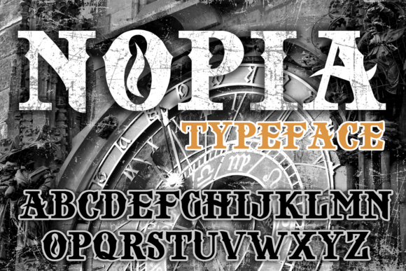 Nopia: A Bold, Rugged Slab Serif for Editorial Impact