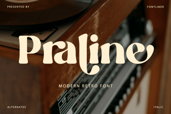 Praline: A Modern Retro Serif for Digital Branding
