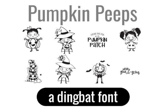 Pumpkin Peeps Dingbats: A Playful, Purposeful Display Font for Branding