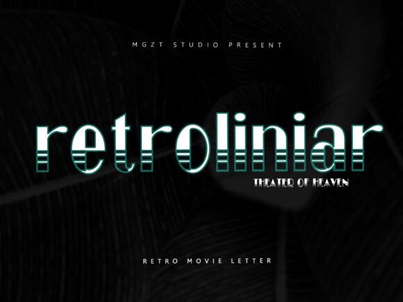 Retroliniar: A Serif Font That Feels Like a Slow, Thoughtful Pause