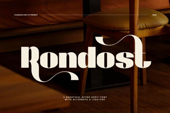 Rondost: A Retro Serif Font That Elevates Digital Branding