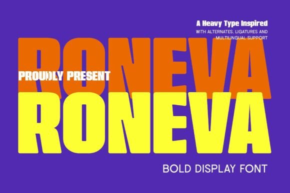 Roneva: A Playful Sans Serif for Editorial Personality