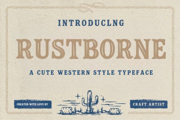 Rustborne: A Vintage Serif Font That Builds Brand Trust
