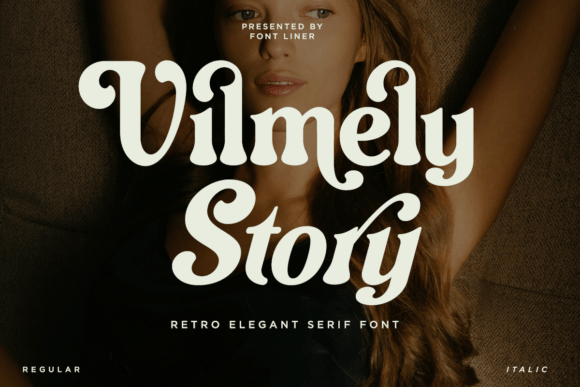 Vilmely Story: A Retro Serif Font for Elegant Handmade Products